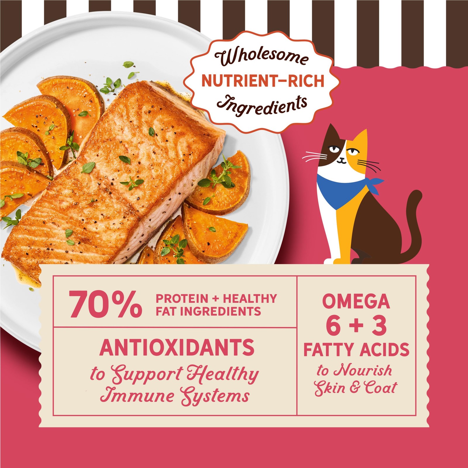 Merrick Purrfect Bistro Grain Free Salmon and Sweet 4 Pound (Pack of 1)