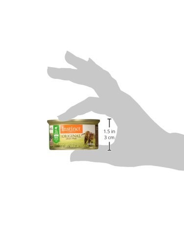 Instinct Original Grain Free Wet Cat Food With Grass Fed Lamb 24 Pack 0.13 Ounce
