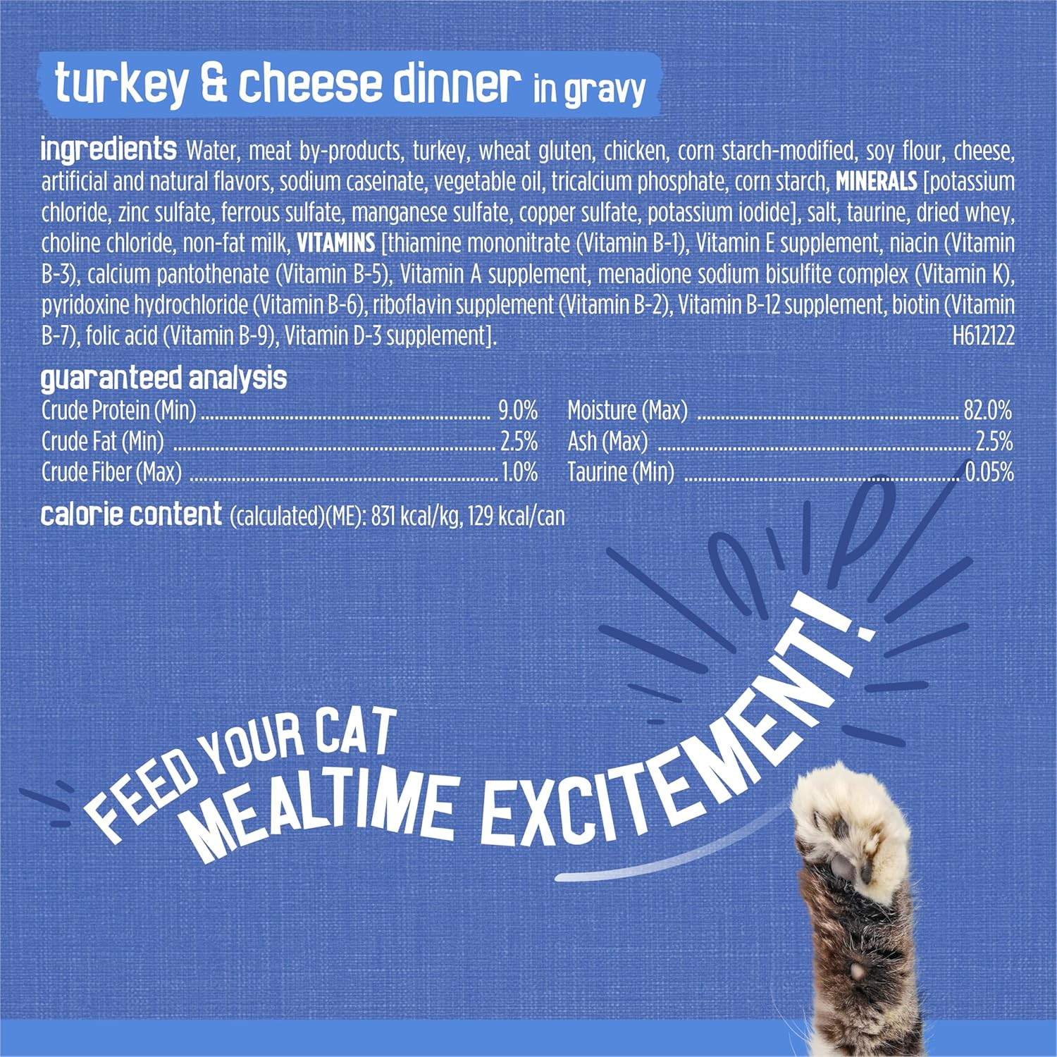 Purina Gravy Wet Cat Food Variety Pack, Shreds With Beef, With Chicken, and Tur