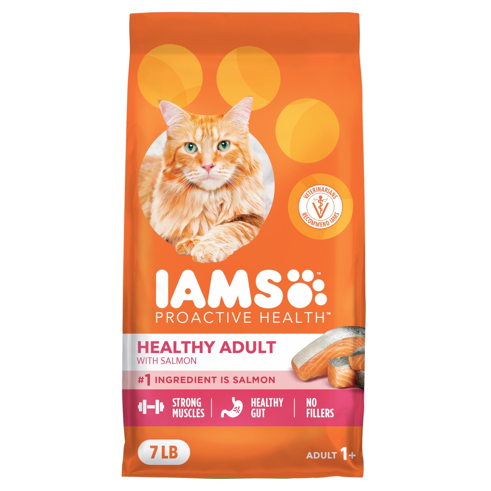 IAMS Proactive Health Dry Cat Food, Healthy Food 7 Pound (Pack of 1)