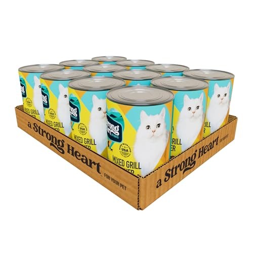 Strong Heart Cat Food Mixed Grill 13.2oz Can [12 Pack]