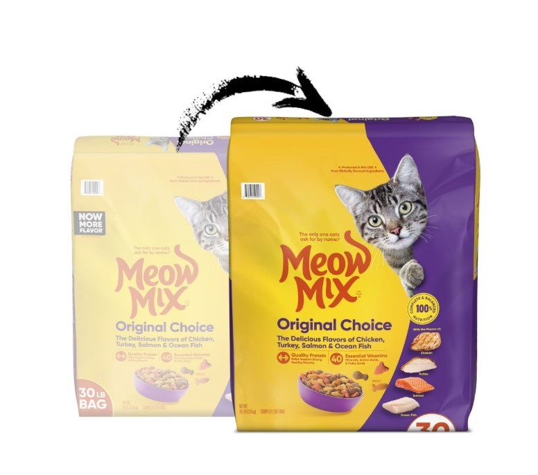 NEW 2 pack Meow Mix Original Choice Dry Cat Food, 30 lb Bag FREESHIPPING