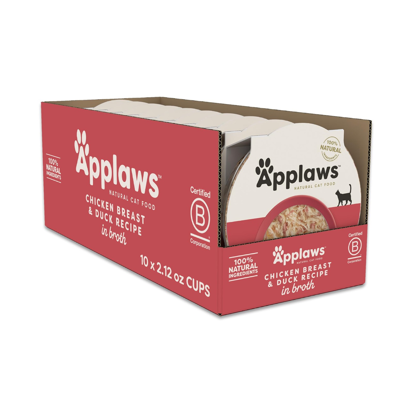 Applaws Natural Wet Cat Food in Broth, Limited and 0.21 Ounce (Pack of 10)