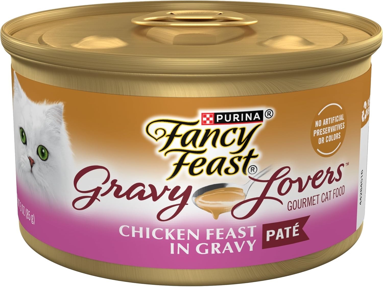 Protein-Rich Purina Chicken Pate with Savory Gravy – 24 Pack of 3 oz. Cans