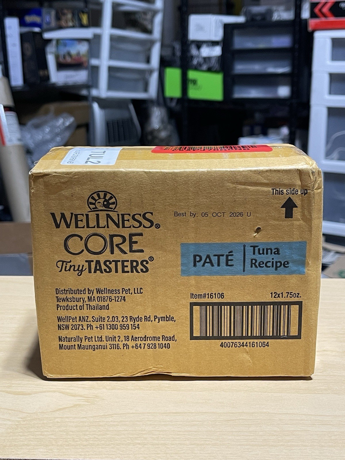 Wellness CORE Tiny Tasters Pate Adult Wet Cat Food, Natural, Protein-Rich, Gr…