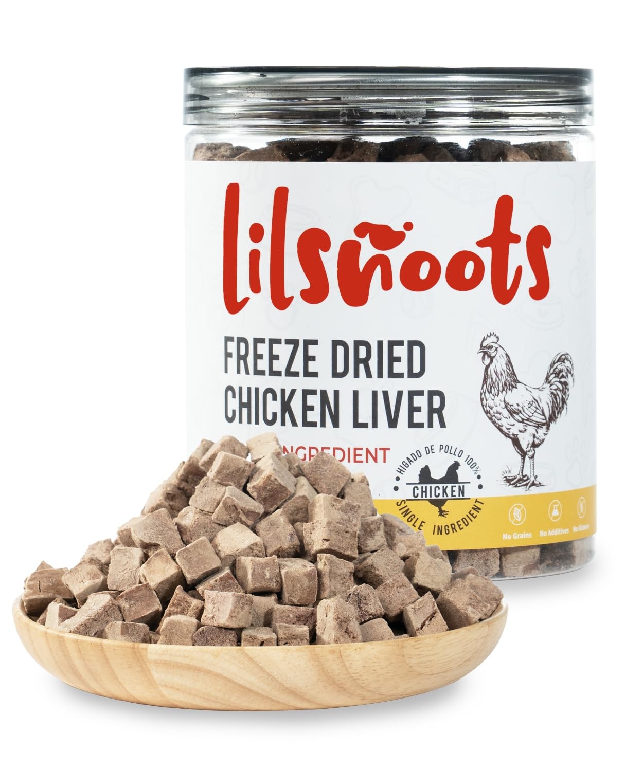 Freeze Dried Chicken Liver Dog Treats Cat Treats, Single Ingredient Liver Tre…