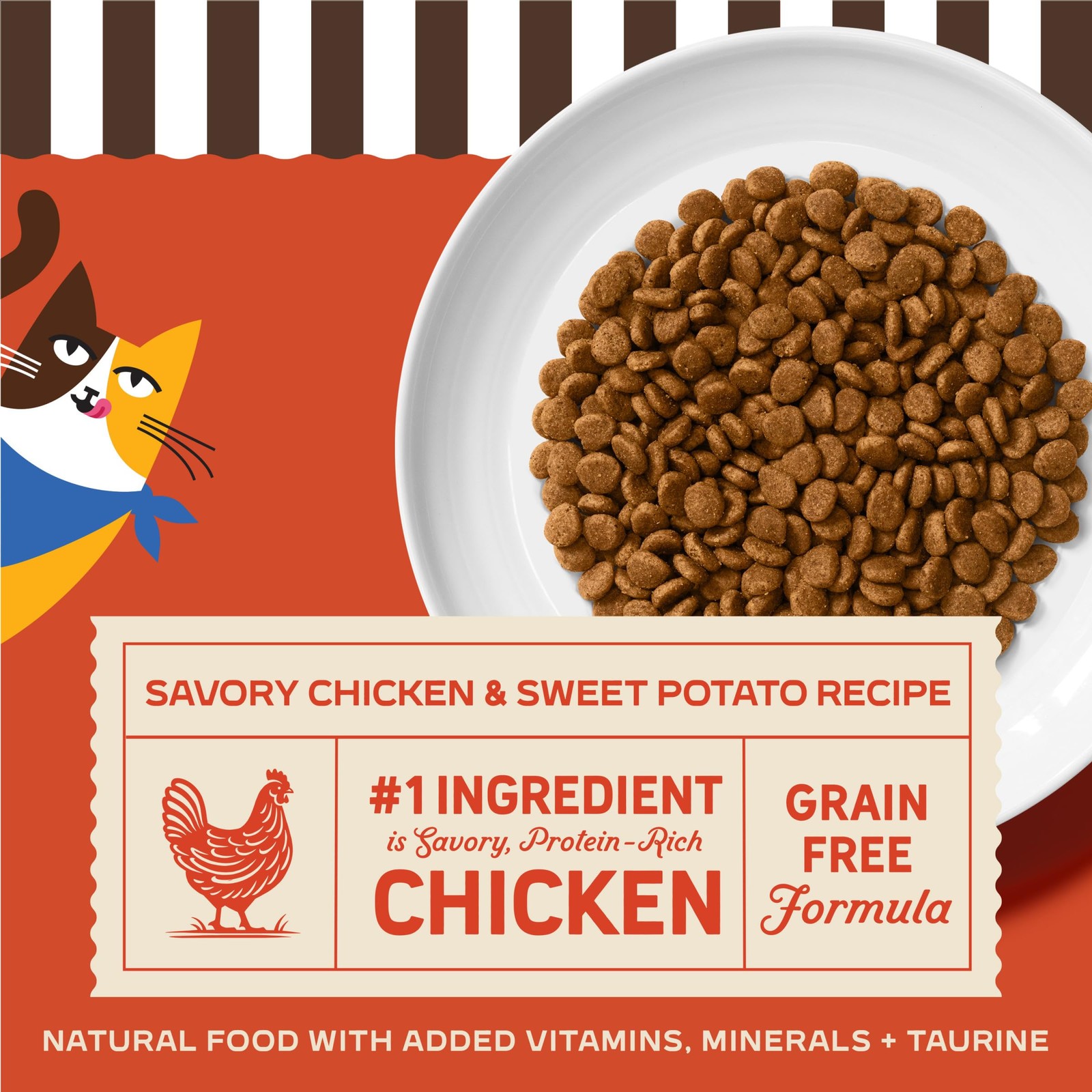 Merrick Purrfect Bistro Grain Free Chicken and Sweet 4 Pound (Pack of 1)