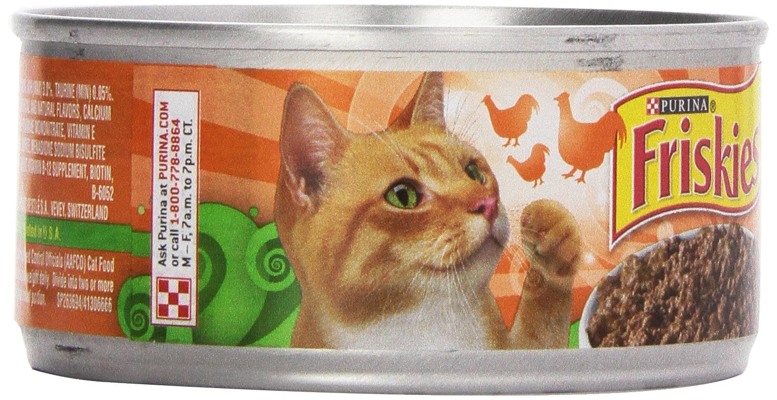 Friskies Cat Food Country Style Dinner, 5.5 oz Ounce (Pack of 1)