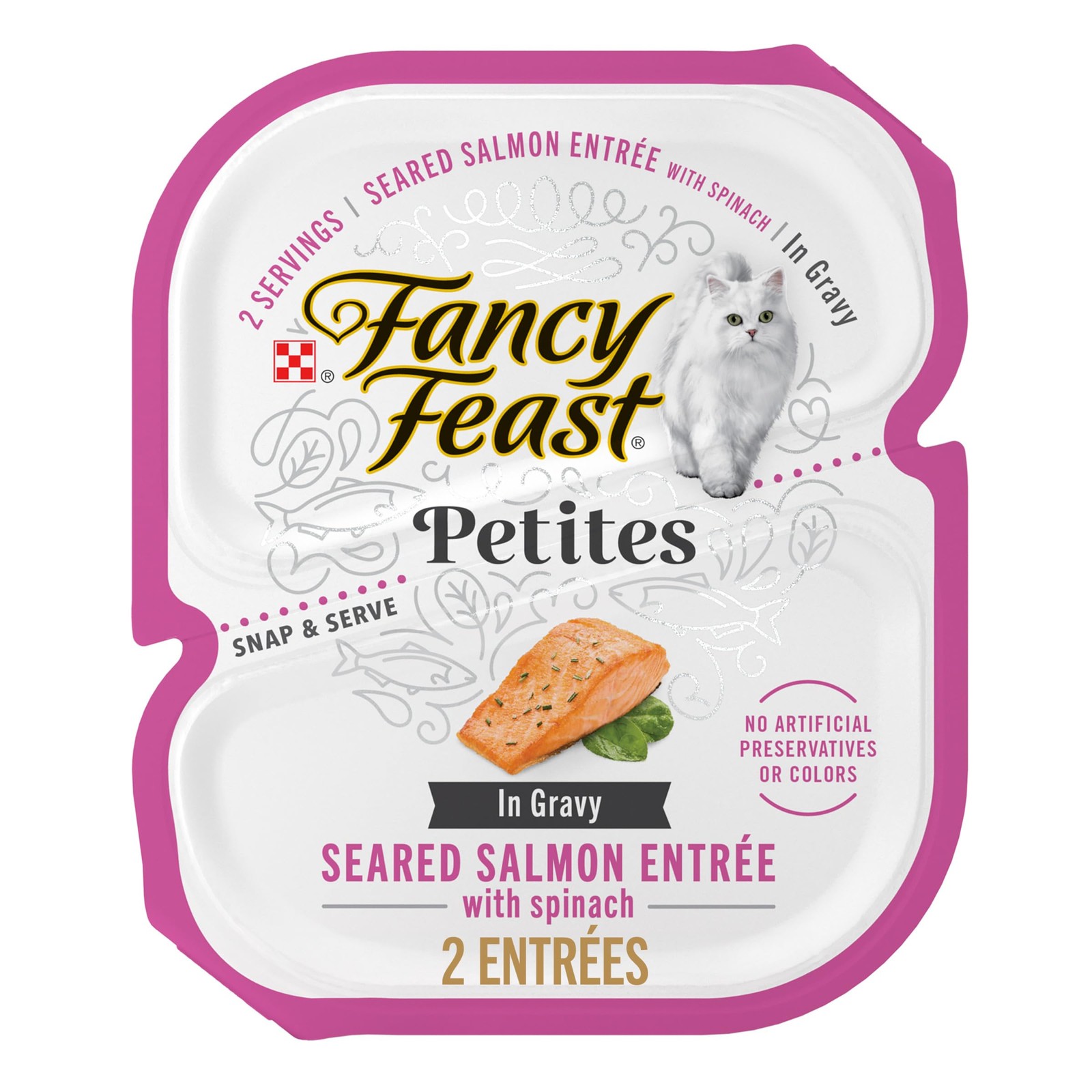 Purina Fancy Feast Petites Seared Salmon Entree 2.8 Ounce (Pack of 12), Other