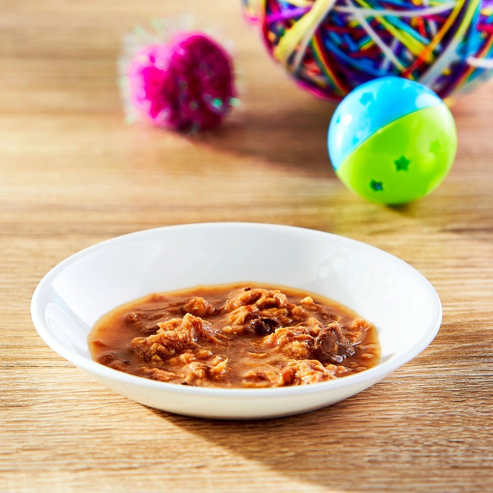 Pure Balance Classic Starters Flaked Tuna & Shrimp Recipe in Broth, 1.4 oz