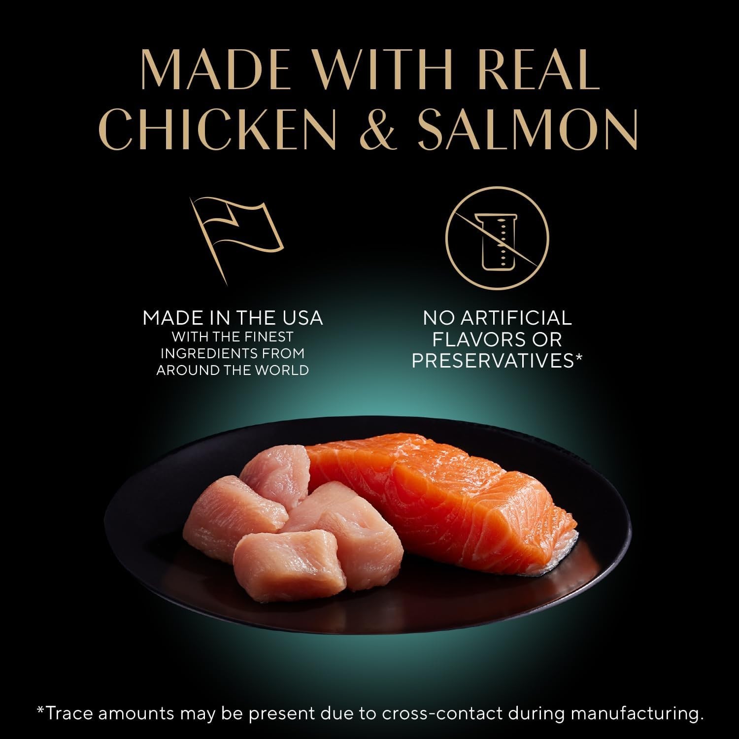 Perfect Portions Wet Cat Food Pate – 6 Count Chicken & Sustainable Salmon