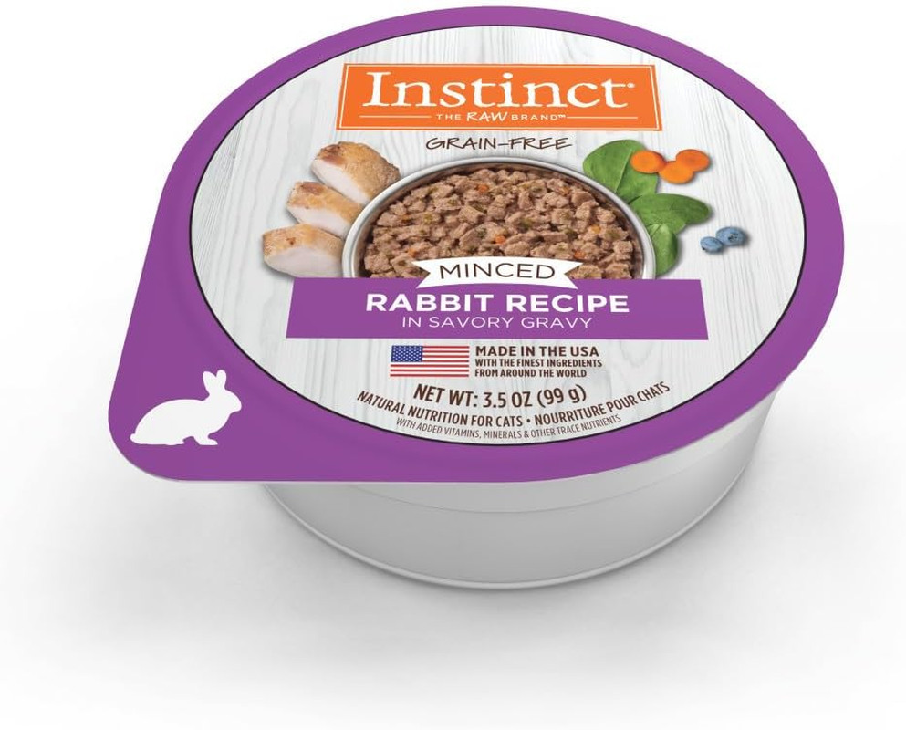 Original Grain-Free Wet Cat Food – Real Rabbit, 12 Cups, 3.5 Oz.
