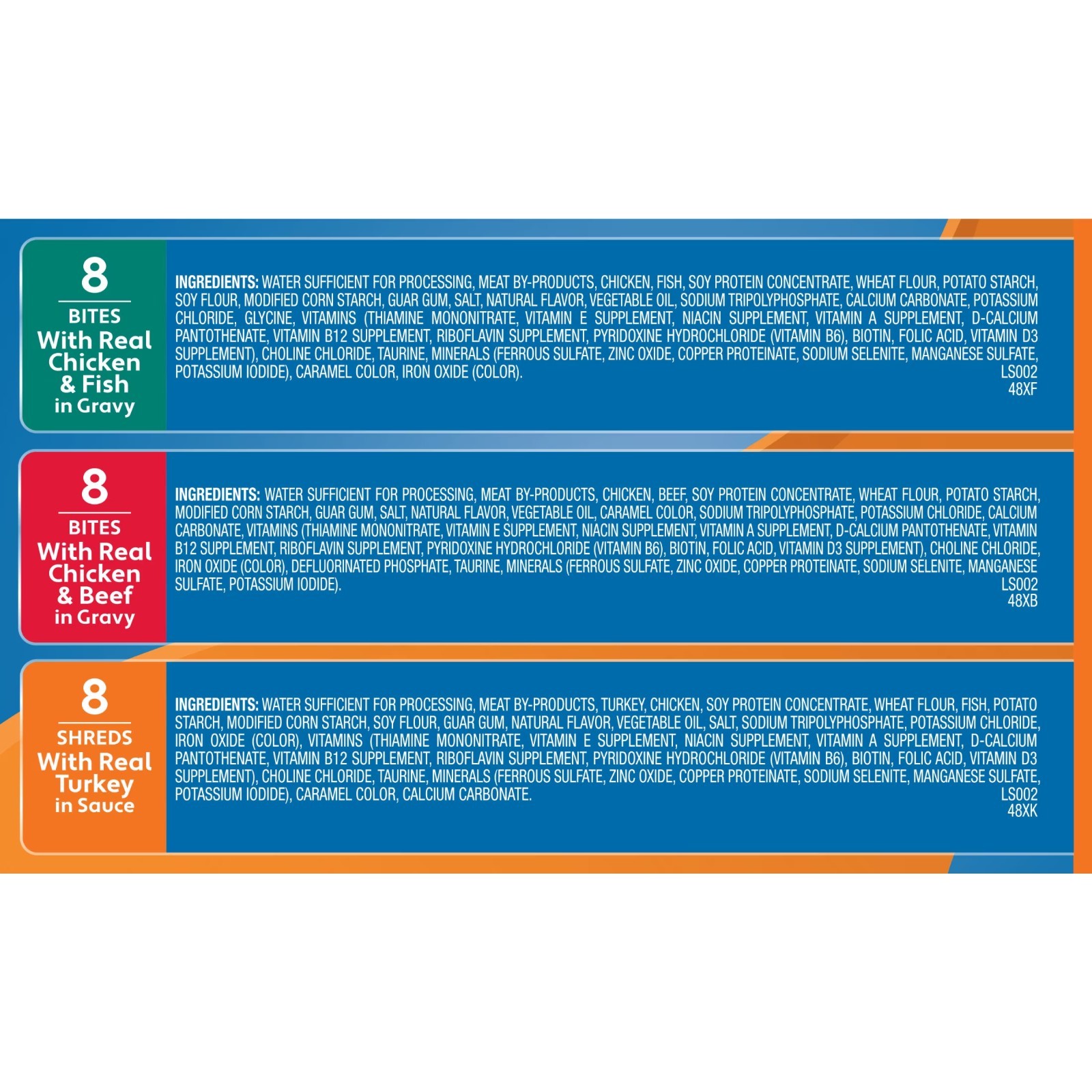 3 Pack 9Lives Poultry & Beef Favorites Wet Cat Food 5.5 oz 24 Cans (72 Total)