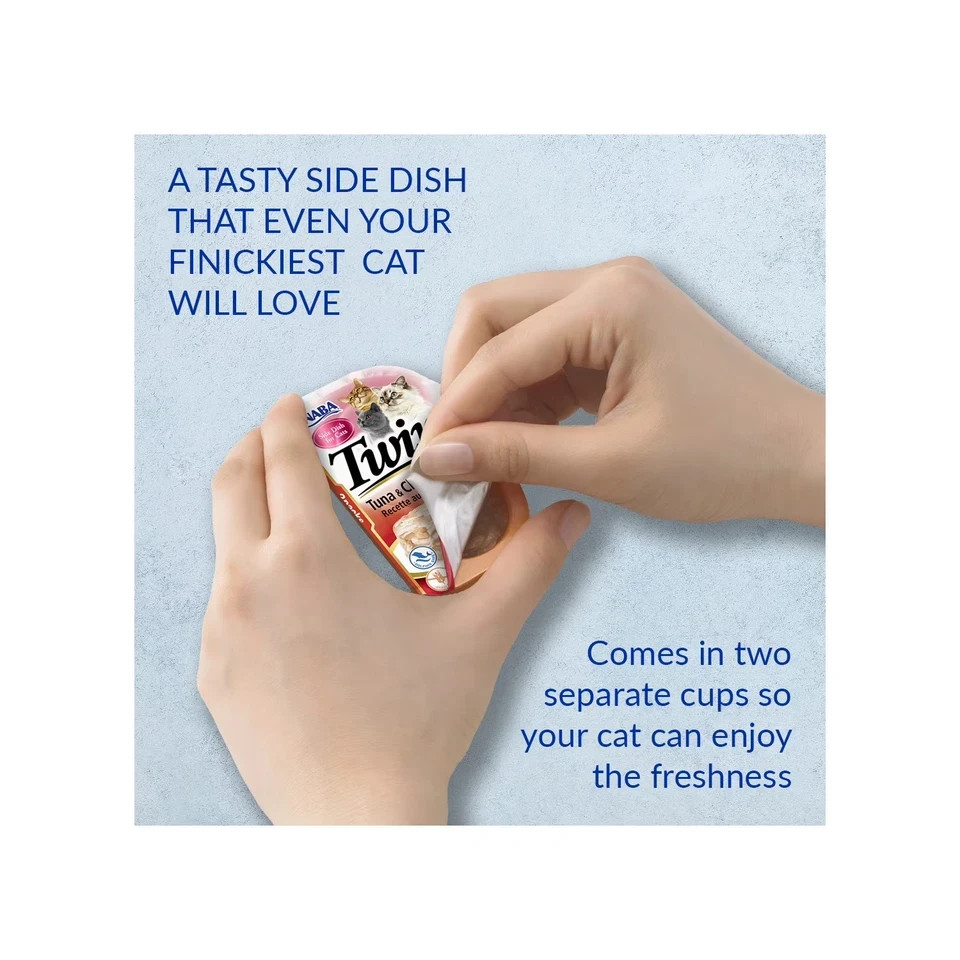 16 Pack Tuna Chicken Cat Food Topper 123 oz