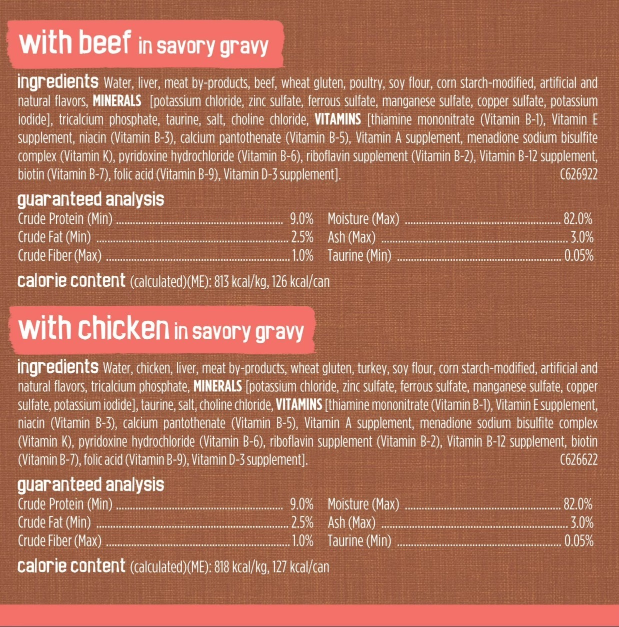 2 pack- Purina Friskies Extra Chunky Gravy Variety Pack,Wet Cat Food,5.5 oz Cans