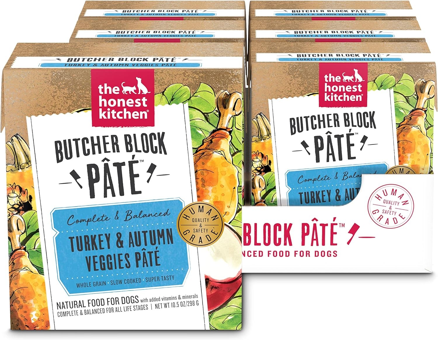 The Honest Kitchen Human Grade Butcher Block Pâté: Turkey & Autumn Veggies Wet D