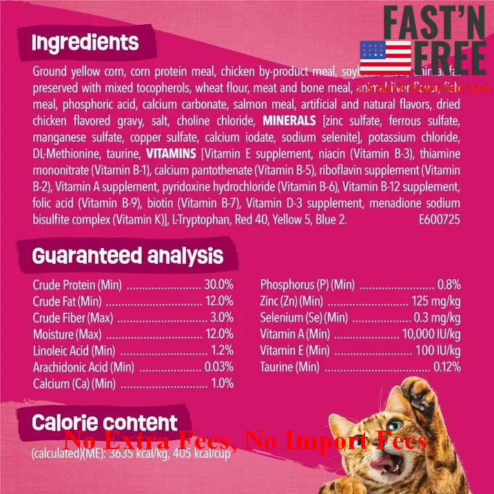 (2 pack) Purina Friskies Gravy Swirlers Dry Cat Food Flavors of Chicken,22lb Bag