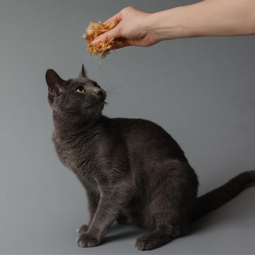 Cat-Man-Doo | Bonito – 4Oz. Big Bag | Bonito Fish Flakes for Cat & Dog Treats |