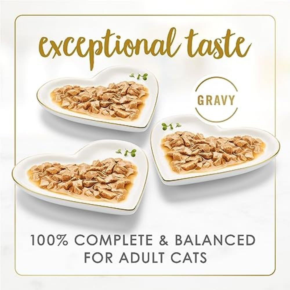 Purina Gravy Lovers Poultry and Beef Grilled Gourmet Wet Cat Food Variety Pack –