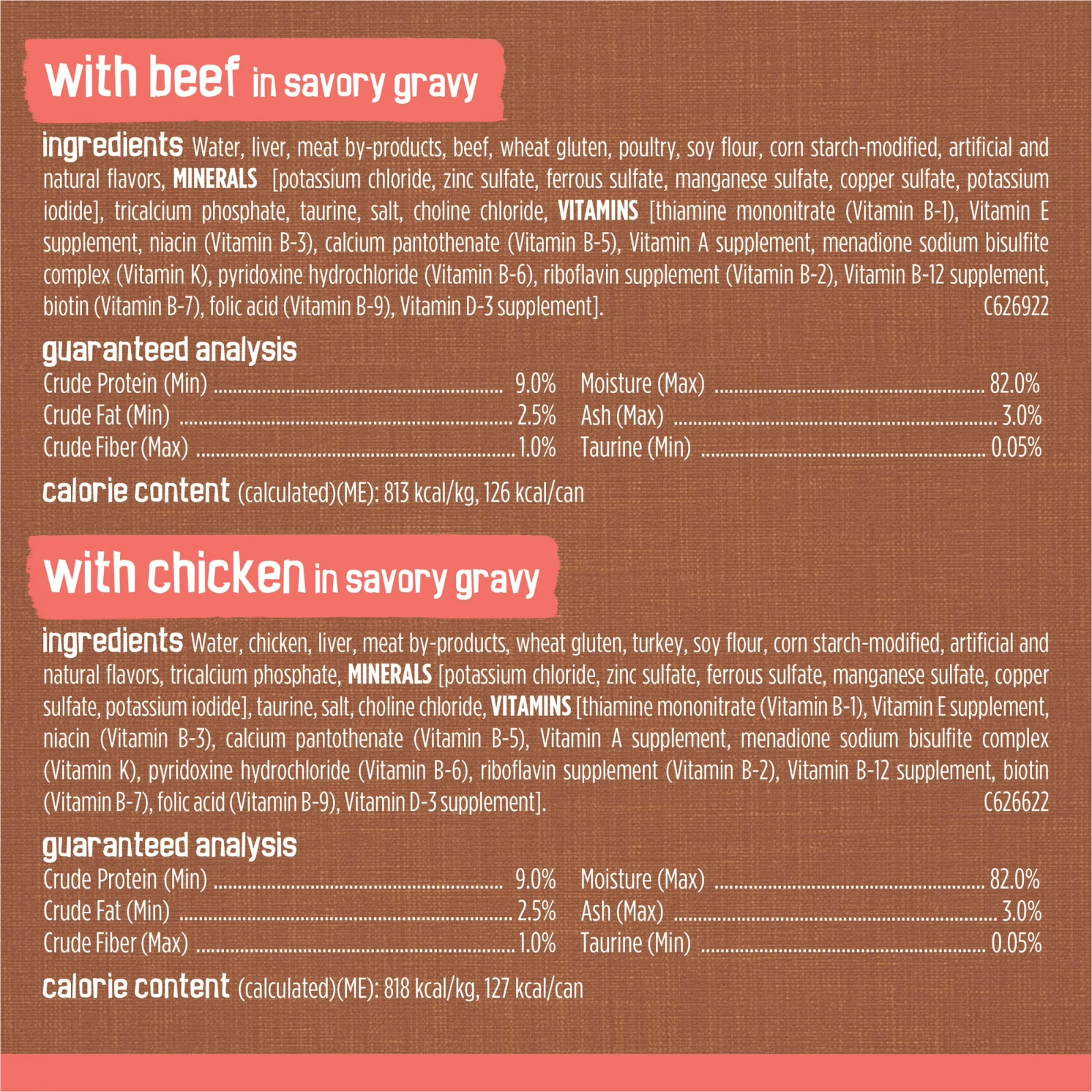 Purina Friskies Extra Chunky Gravy Variety Pack, Wet Cat Food, 5.5 oz Cans