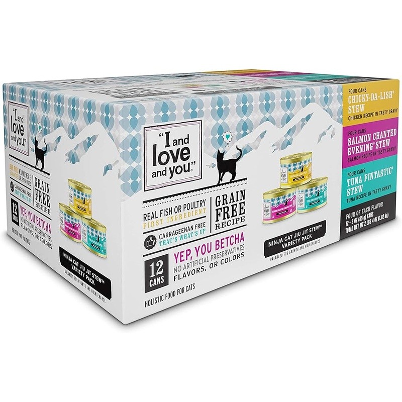 Chunky Cat Stew Wet Food Grain Free Protein Rich Variety Pack All Stages New