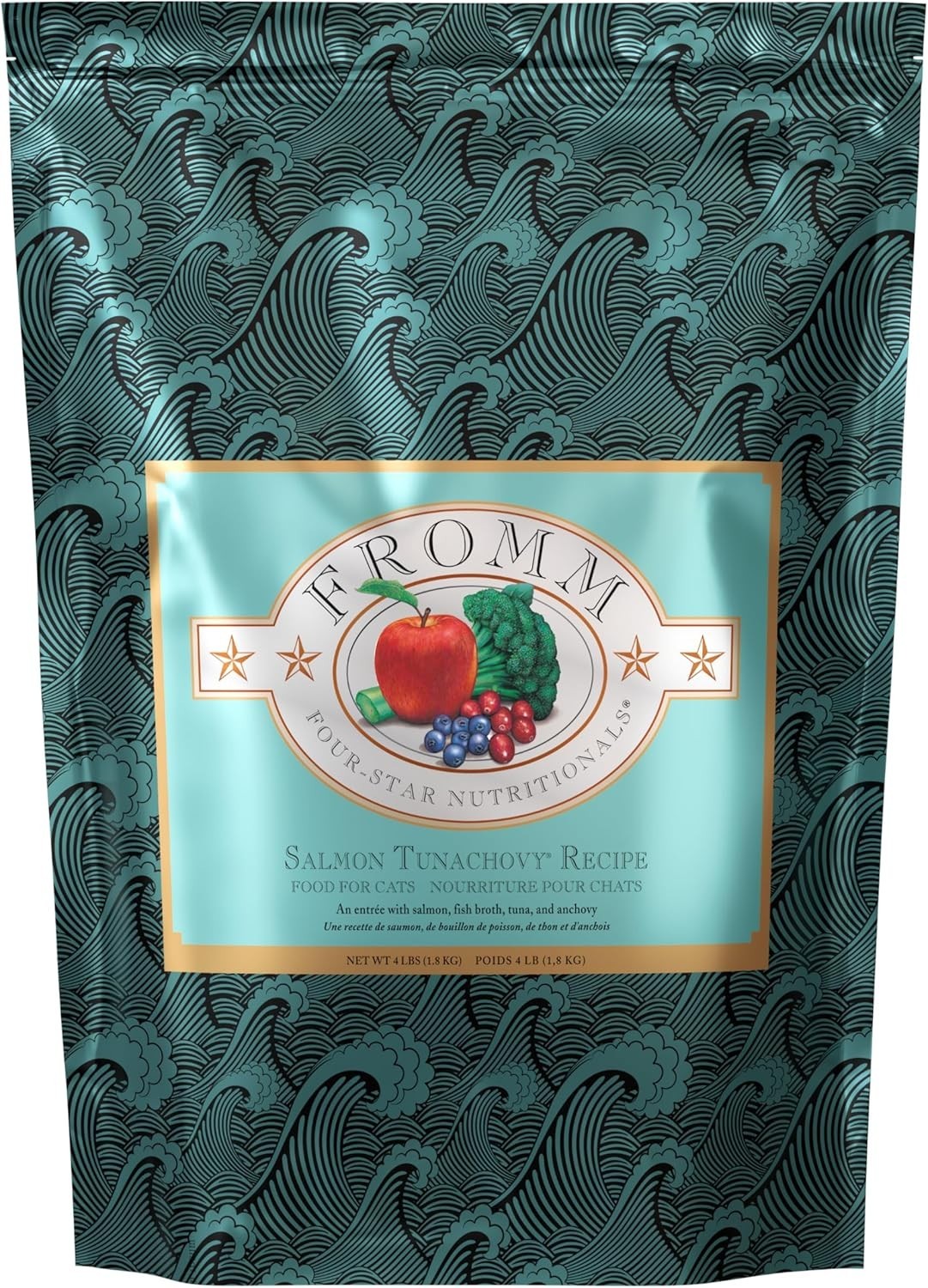 Four-Star Nutritionals Salmon Tunachovy Cat Food, Grain-Free, All Life Stages