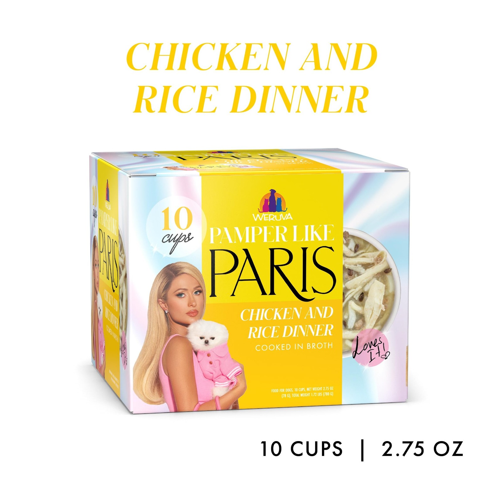 Weruva Paris Hilton Pamper Like Paris Natural Wet Dog Food, Chicken And Rice