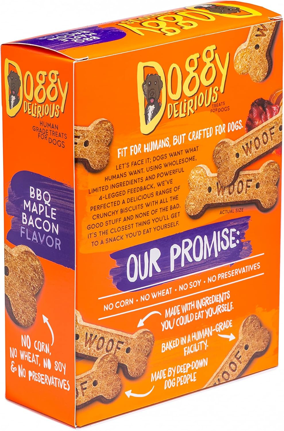 Crunchy Dog Treats – for All Pet Sizes, Breeds – All-Natural Puppy Treat – 100%