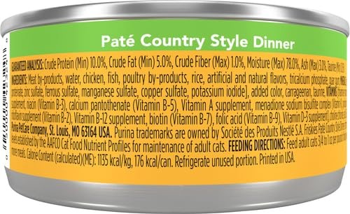 Friskies Cat Food Country Style Dinner, 5.5 oz Ounce (Pack of 1)