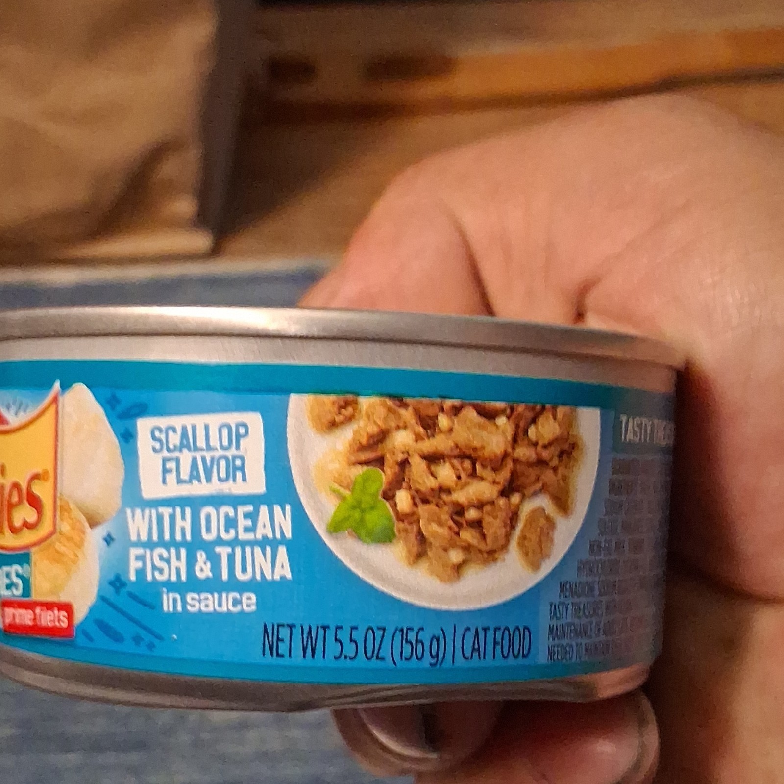 Purina Friskies Tasty Treasures Prime Filets Scallop Wet Cat Food 5.5 oz