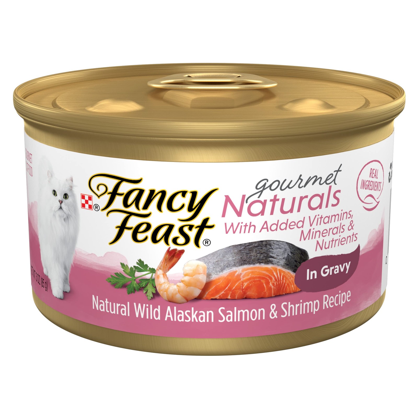 Purina Fancy Feast Wet Cat Food Gourmet 3 Ounce (Pack of 12), Salmon in Gravy