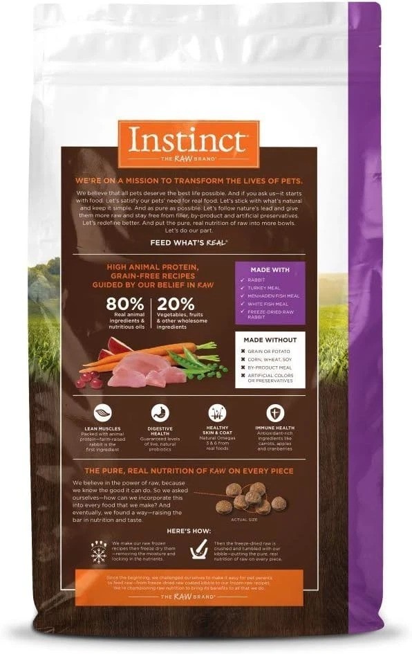 Dry Cat Food with Real Rabbit – Grain-Free, High Protein