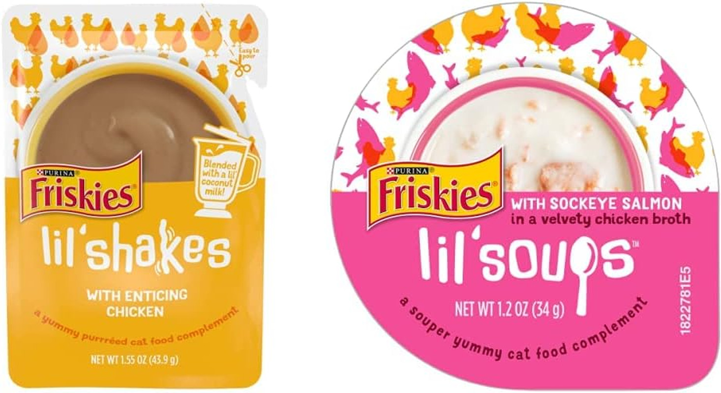 Wet Cat Food Complement Lil’ Shakes Natural, Grain Free Wet Cat Food Complement,