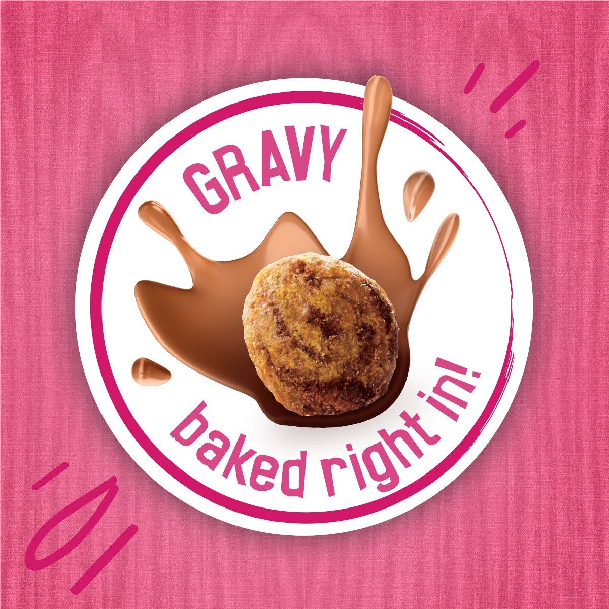 Gravy Swirlers with Flavors of Chicken, Salmon&Gravy Adult Complete&Balanced Dry
