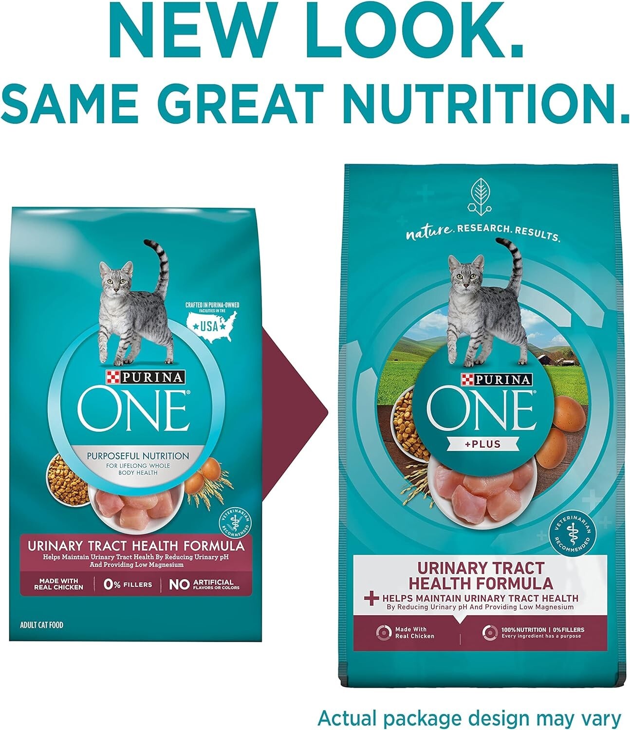 Purina ONE High Protein Dry Cat Food, Urinary Tract Health Formula, 3.5 lb Bag