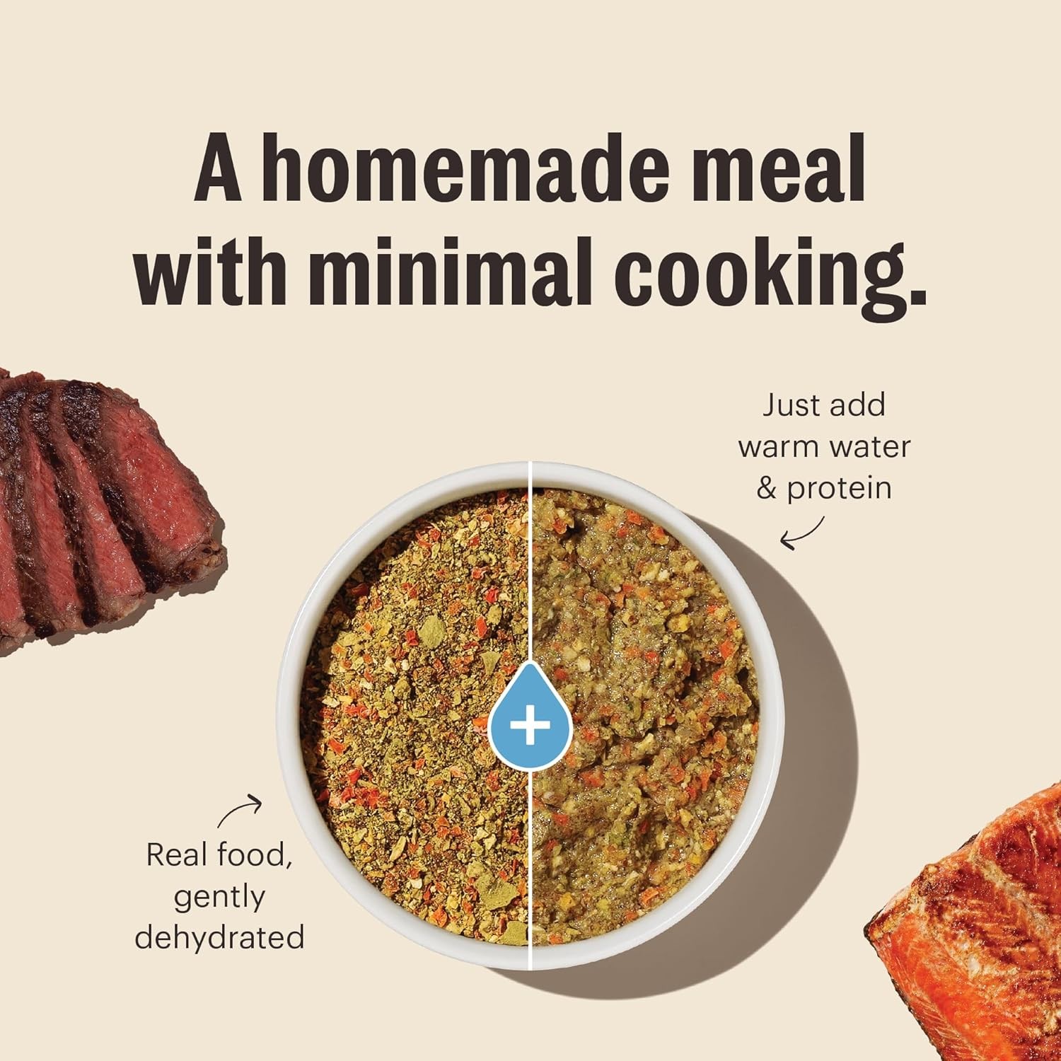 The Honest Kitchen Human Grade Wholemade™ Dehydrated Dog Food, Whole Grain, Vegg