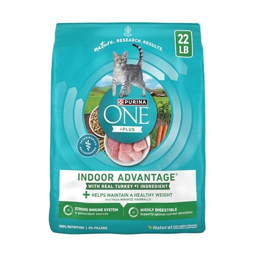 Natural, Low Fat, Weight Control, Indoor Dry Cat Food, 22 Pound (Pack of 1)