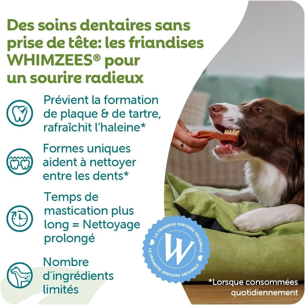 Natural Dental Dog Chew Long lasting, Variety Box Mixed Shapes, Small, 56 Pieces