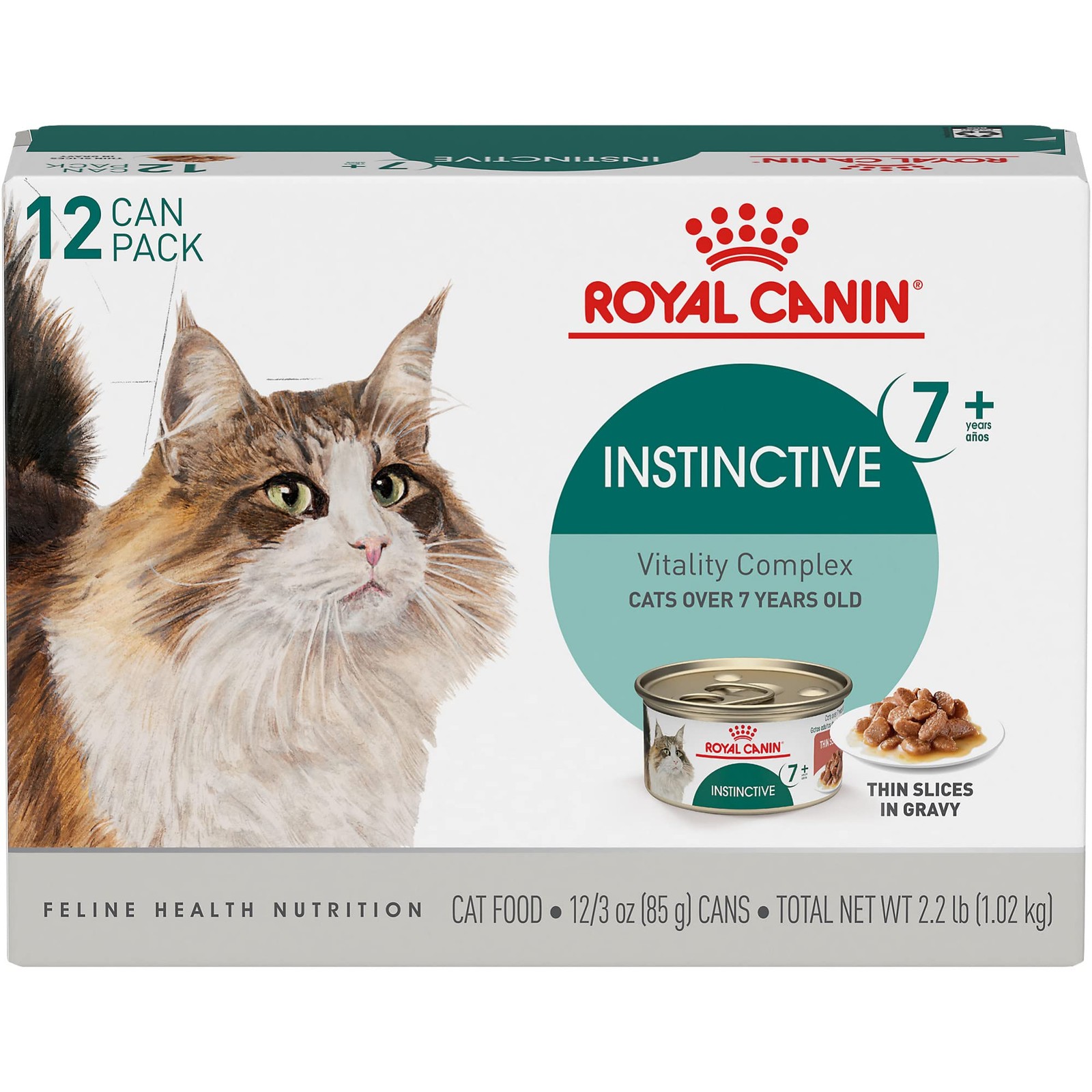 Royal Canin Feline Health Nutrition Instinctive 7+ 3 Ounce (Pack of 12)