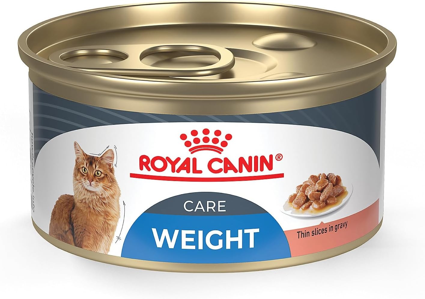 Feline Care Nutrition Weight Care Adult Thin Slices in Gravy Cat Food 3 oz Pack