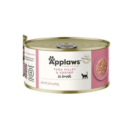 Natural Wet Cat Food Tuna Fillet With Shrimp 2.47 Oz(Ca