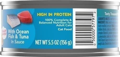Friskies Canned Tasty Treasures Cat Food, Ocean Whitefish, Tuna And Cheese,…