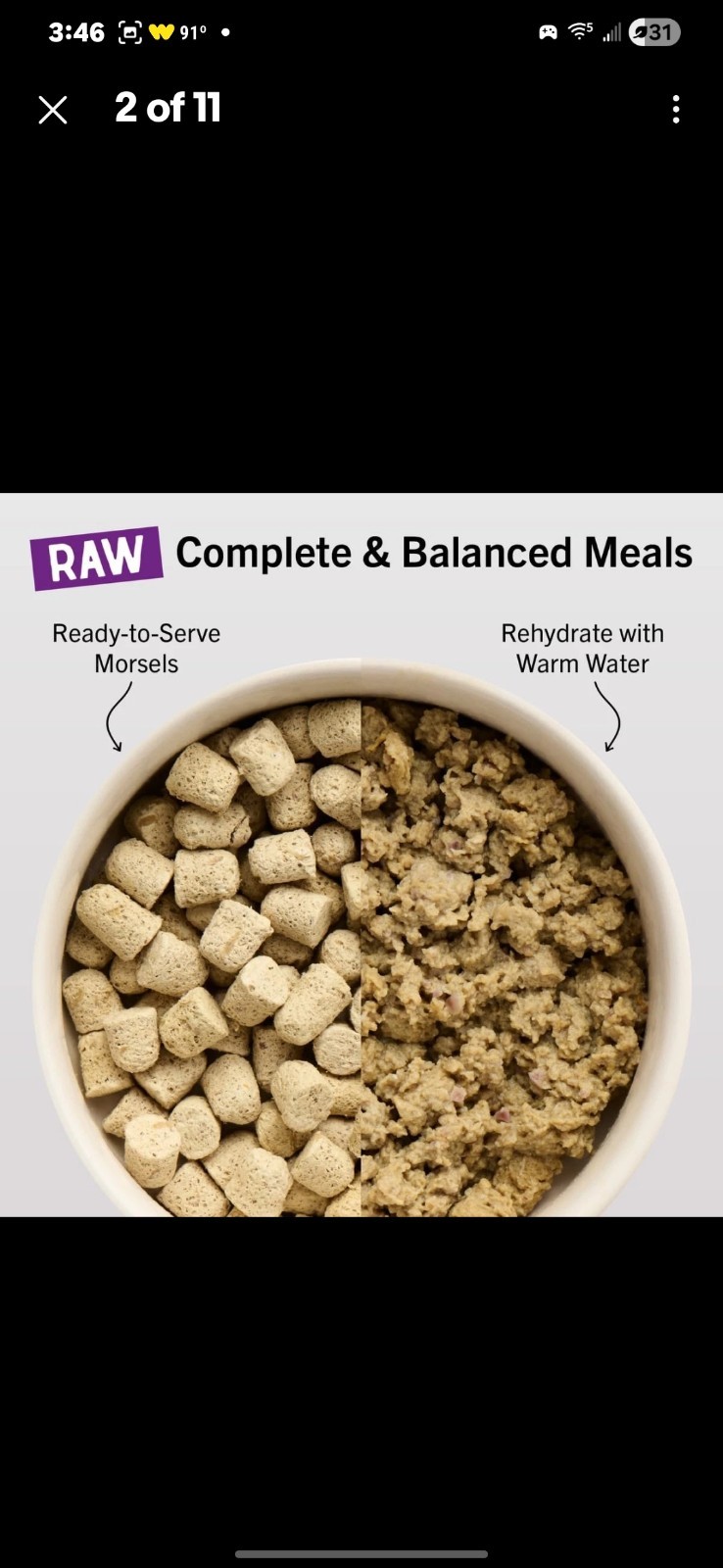 2pk Stella & Chewy’s Freeze Dried Raw Salmon & Cod Dinner .ADD WATER 2X THE FOOD