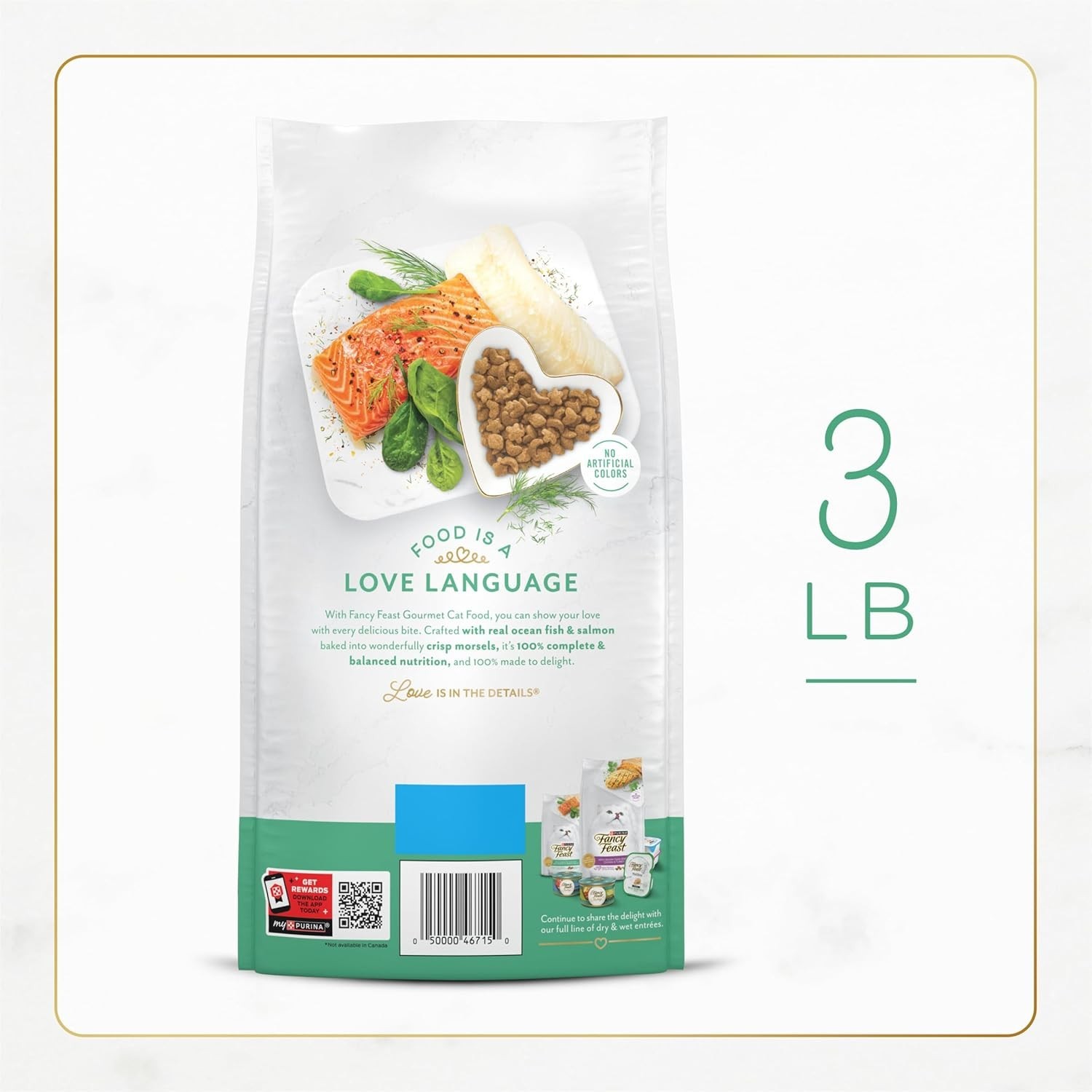 Purina Fancy Feast 3 lb Ocean Fish & Salmon Dry Cat Food – Gourmet Health Choice