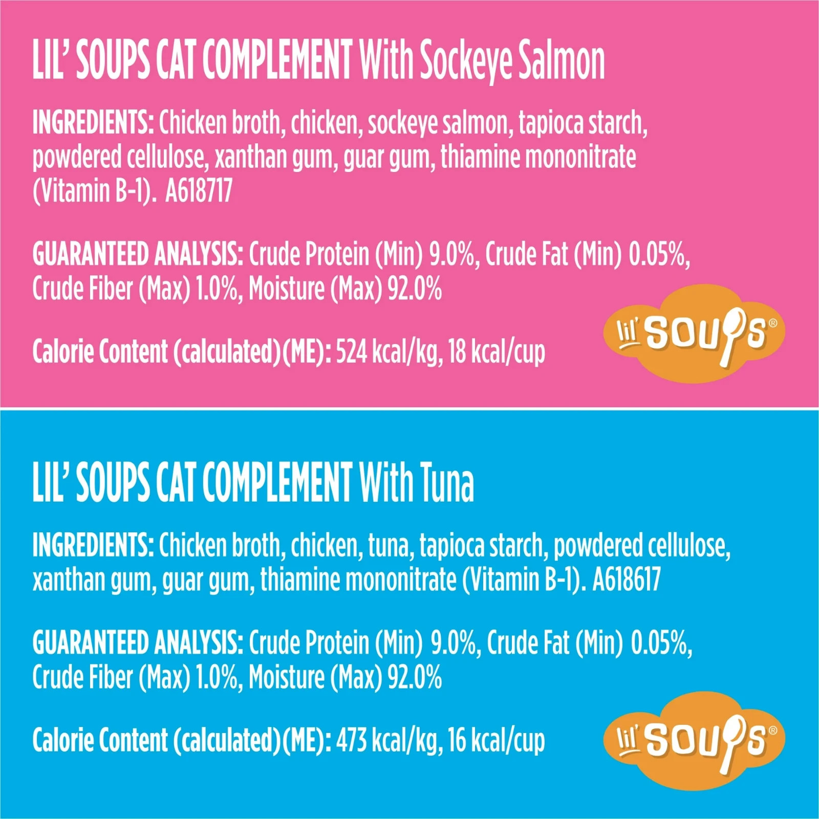 Purina Friskies Lil’ Soups Salmon and Tuna for Cats Variety Pack 1.2oz Cups 36Ct