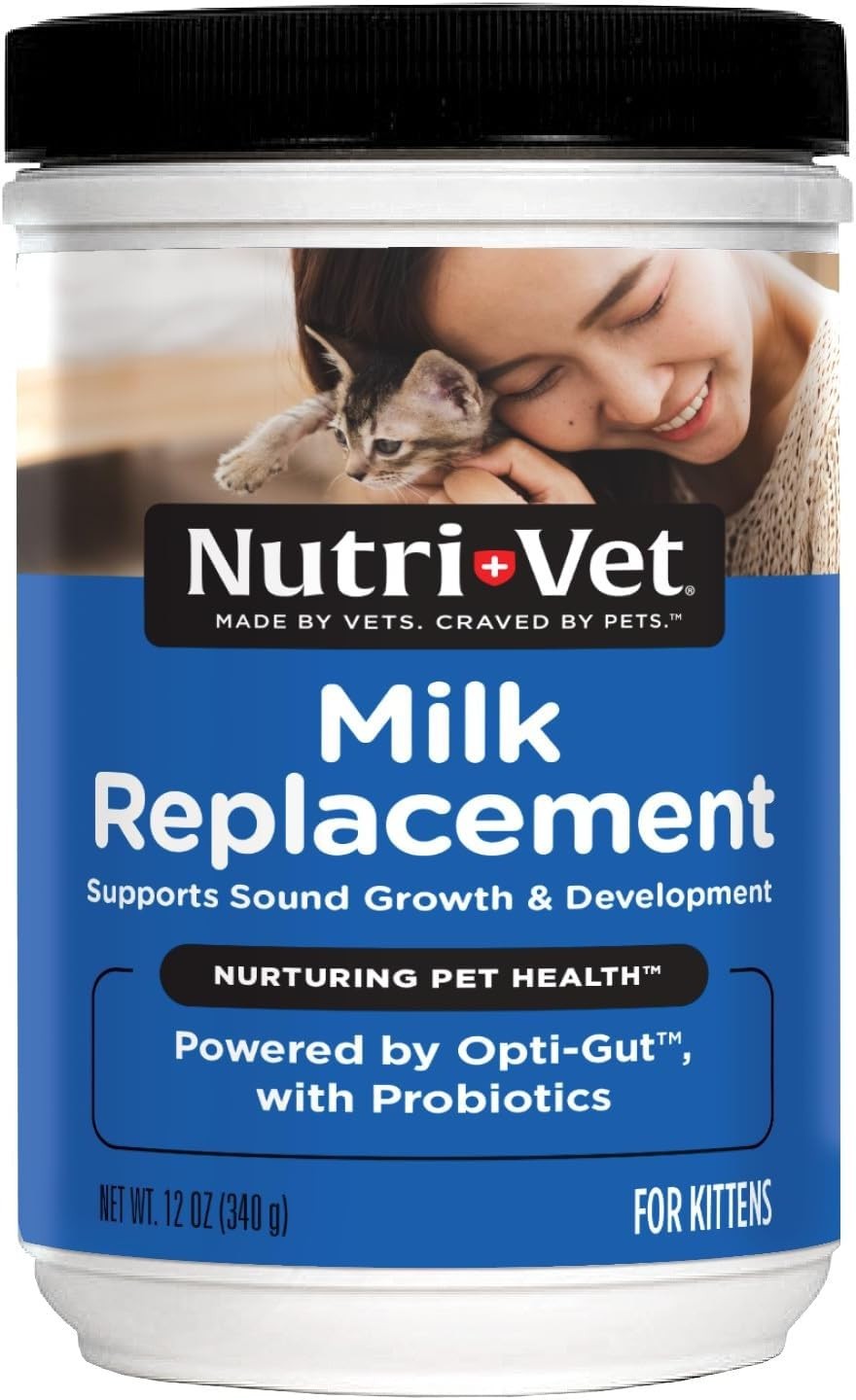 Veterinarian Recommended Kitten Milk Replacer Powder with Probiotics, 12oz