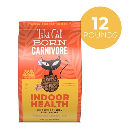 Tiki Pets Tiki Cat Born Carnivore Indoor Health Dry Cat Food Chicken Turkey