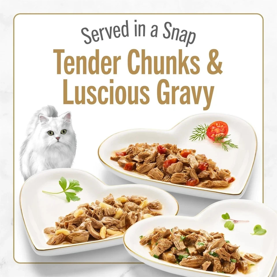 3 Pcs Fancy Feast Petites All Life Stages Cat Wet Food – Topper, 24 CT, 67.2 OZ