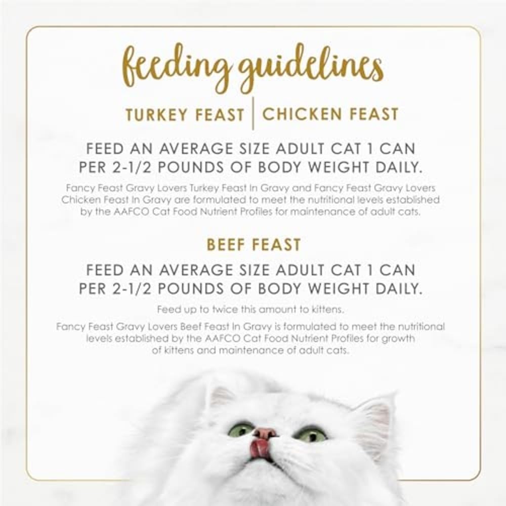 Purina Gravy Lovers Poultry and Beef Grilled Gourmet Wet Cat Food Variety Pack