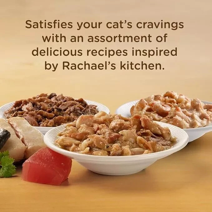 Nutrish Rachael Ray Natural Wet Cat Food with Added Vitamins, Minerals & Taurine
